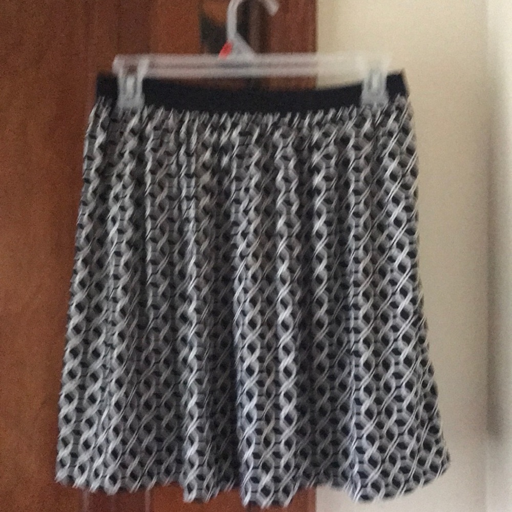 Black and white skirt